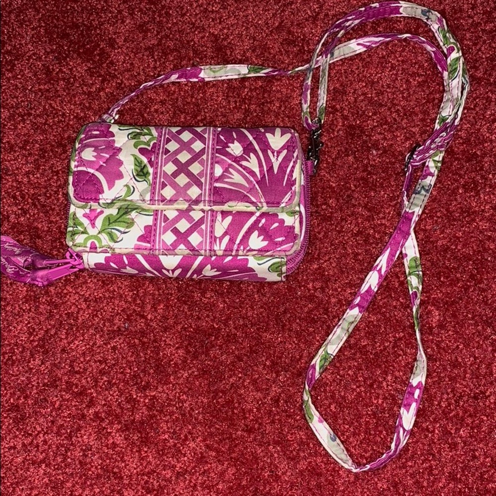 vera bradley wristlet/crossbody